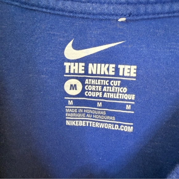 Nike Chicago Cubs October Baseball Women’s T-Shirt Blue Size M MLB Casual Summer - Picture 7 of 8